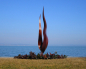 Preview: Flame garden artwork rusty iron